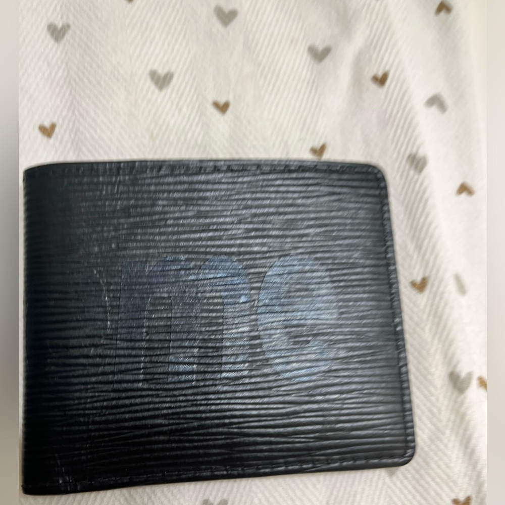Louis Vuitton x Supreme Black Slender Wallet